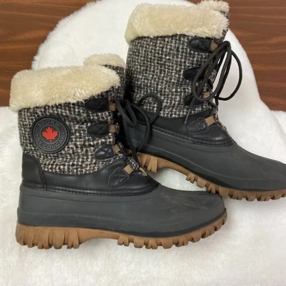 Women's Storm by Cougar Waterproof Lace-Up Boots - Cabin, size‎ 9