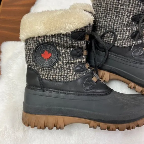 Women's Storm by Cougar Waterproof Lace-Up Boots - Cabin, size‎ 9
