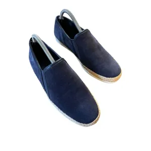 Women’s Vince Size 5 Blue Suede “Acker” Slip On Espadrille Loafers.