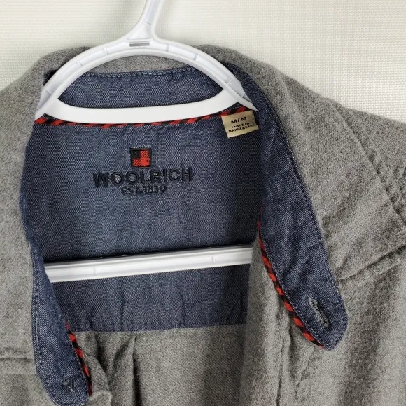 Woolrich 100% Cotton Flanner Button Up Shirt EUC