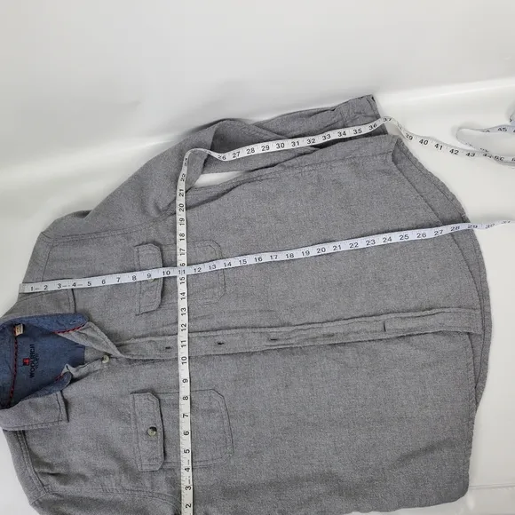 Woolrich 100% Cotton Flanner Button Up Shirt EUC