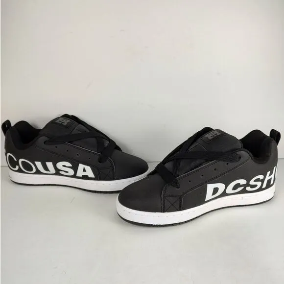 Y2K DC Shoes &quot;Court Graffik SE&quot; streetwear skater sneakers mens 8.5 BRAND NEW