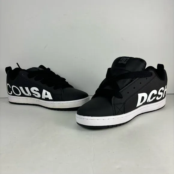 Y2K DC Shoes &quot;Court Graffik SE&quot; streetwear skater sneakers mens 8.5
