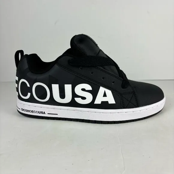 Y2K DC Shoes &quot;Court Graffik SE&quot; streetwear skater sneakers mens 8.5