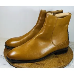 Zanzara Chelsea Boots Brown Leather ZK554514 Size 11.5 EXCELLENT CONDITION