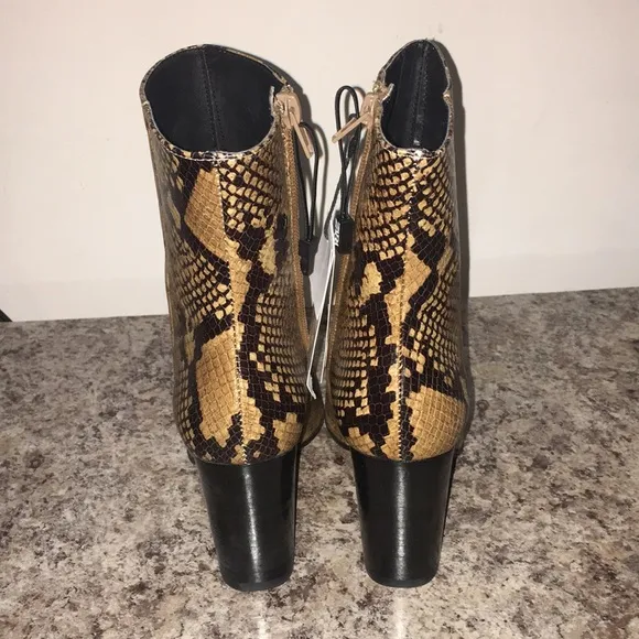 Zara Snakeskin Boots