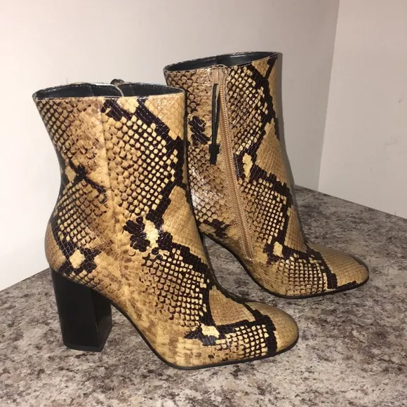 Zara Snakeskin Boots