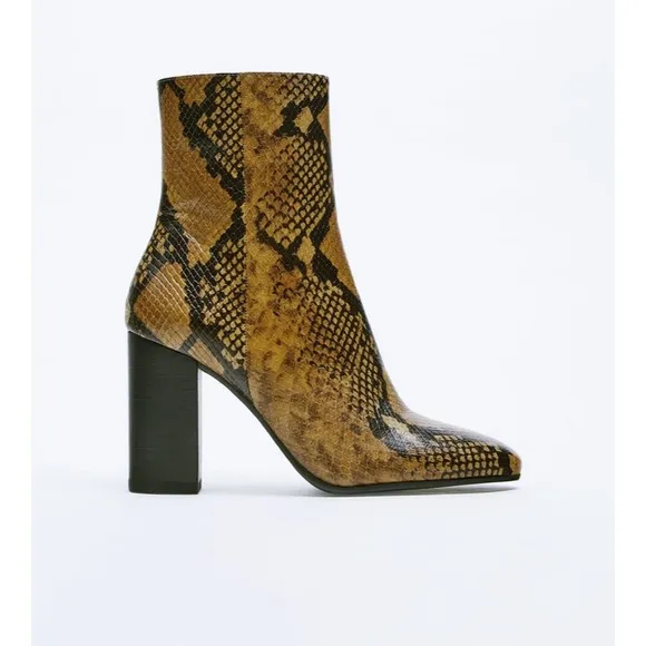 Zara Snakeskin Boots