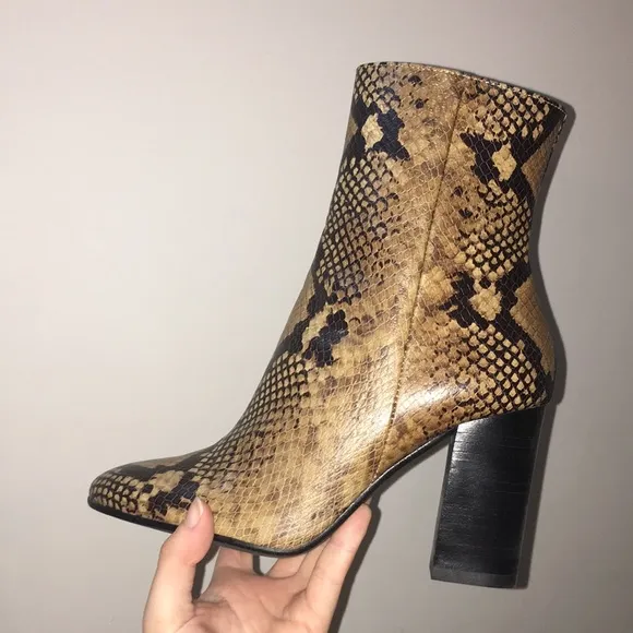 Zara Snakeskin Boots