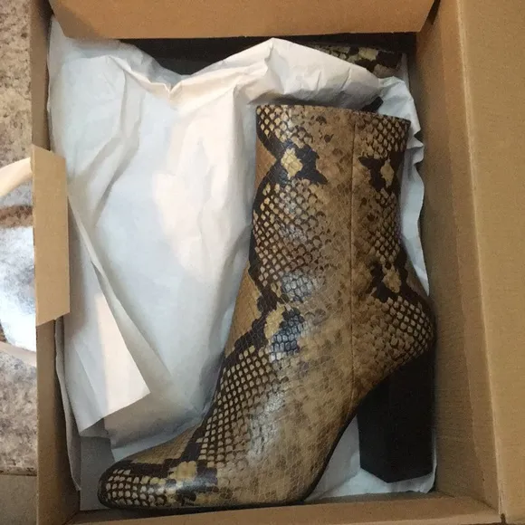 Zara Snakeskin Boots