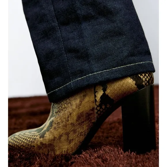 Zara Snakeskin Boots