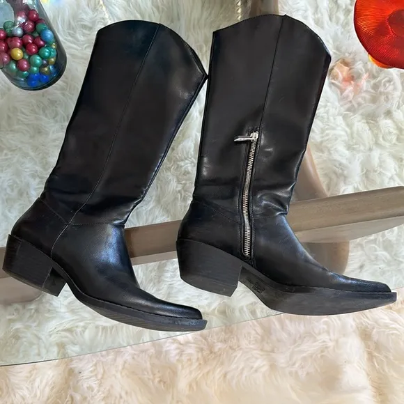 Zara Women Cowboy-heel boots 7052/001/040