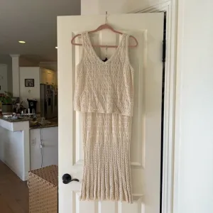 Zsupply beige 2 piece NWT